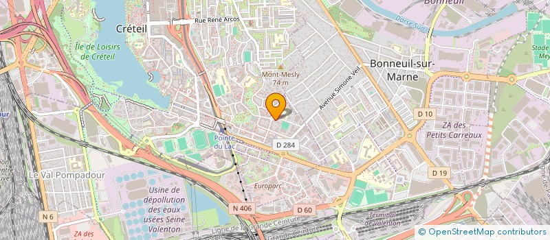 localisation de l'entreprise MADAME LYDIA SILBANDE  CRETEIL