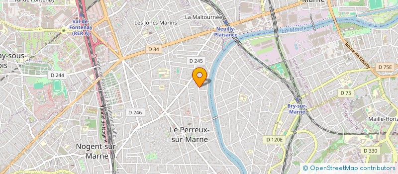 localisation de l'entreprise MADAME LYDIA SKOWRONSKI  LE PERREUX-SUR-MARNE