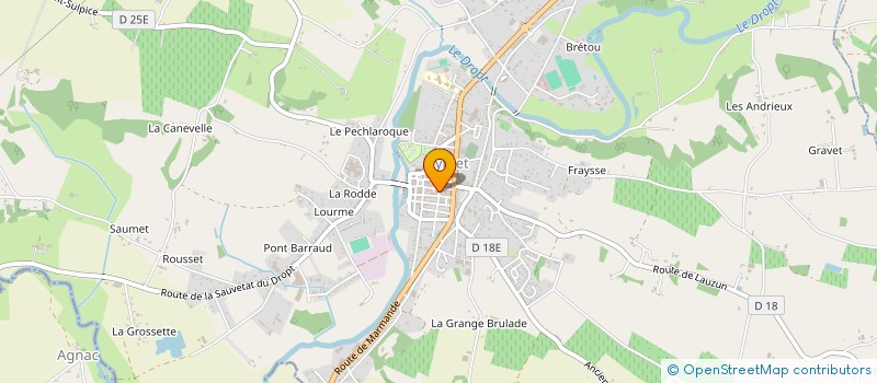 localisation de l'entreprise MADAME LYDIA SLANEY  EYMET