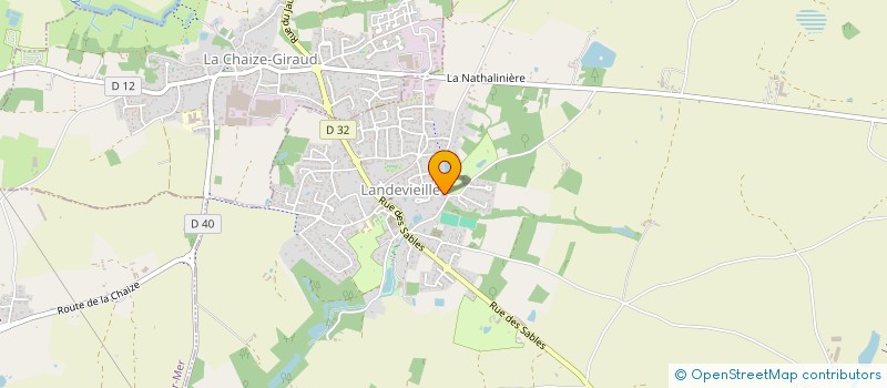 localisation de l'entreprise MADAME LYDIA SOUALE à LANDEVIEILLE