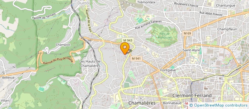 localisation de l'entreprise MADAME LYDIA THALMANN à CLERMONT-FERRAND