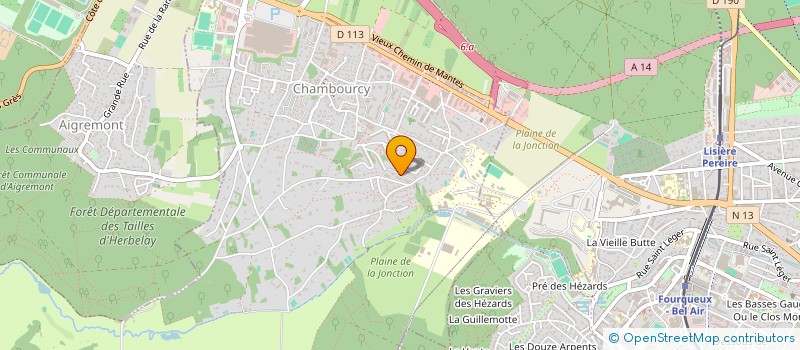 localisation de l'entreprise MADAME LYDIA THORLEY  CHAMBOURCY