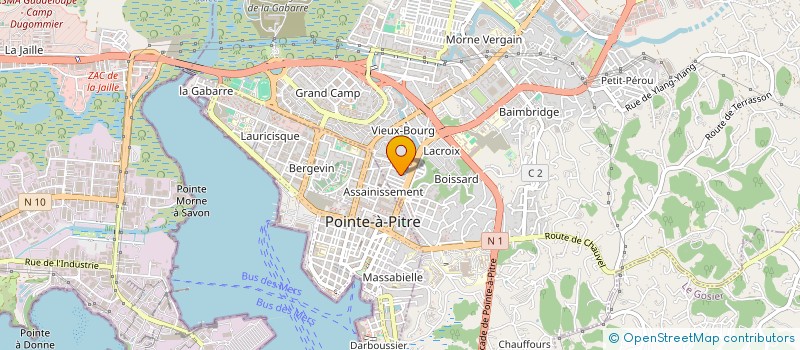 localisation de l'entreprise MADAME LYDIA TOUSSAY à LES ABYMES