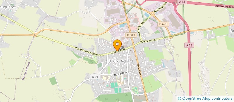 localisation de l'entreprise MADAME LYDIA VALLEE  BOURG-ACHARD