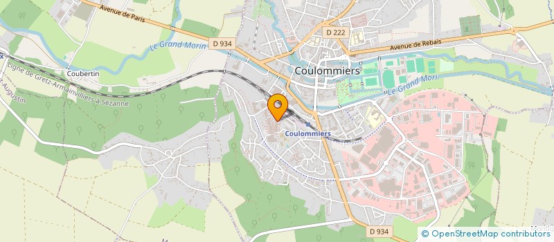 localisation de l'entreprise MADAME LYDIA VELLUET  COULOMMIERS