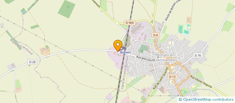 localisation de l'entreprise MADAME LYDIA VERDE FERNANDEZ  BOHAIN-EN-VERMANDOIS