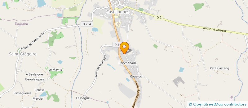 localisation de l'entreprise MADAME LYDIA VICO  CASTILLONNES