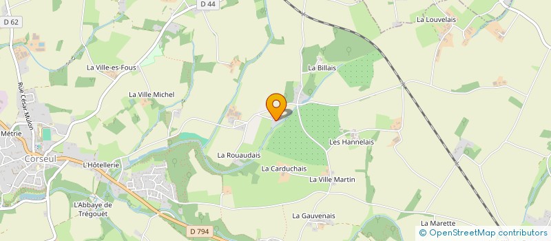 localisation de l'entreprise MADAME LYDIANE GUERIN  CORSEUL