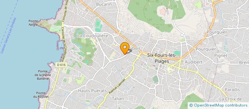localisation de l'entreprise MADAME LYDIANE MATTIO à SIX-FOURS-LES-PLAGES