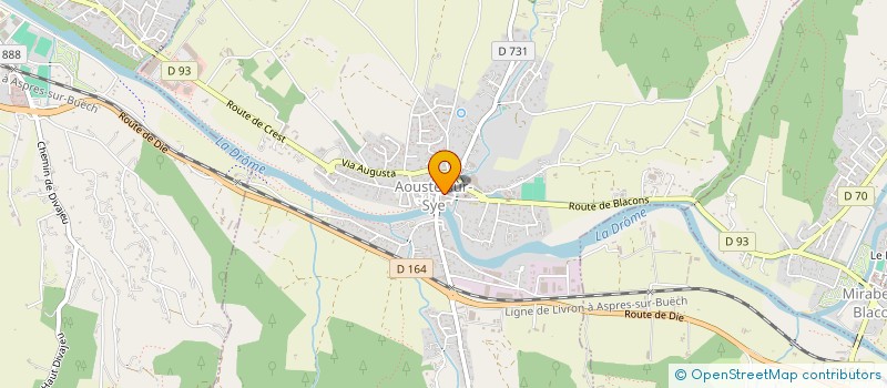 localisation de l'entreprise MADAME LYDIANE PINERA  CHABRILLAN