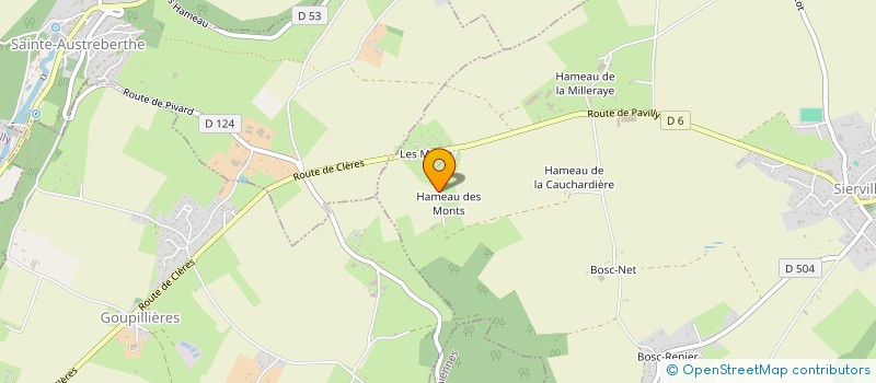 localisation de l'entreprise MADAME LYDIE ABERA SABA  SIERVILLE