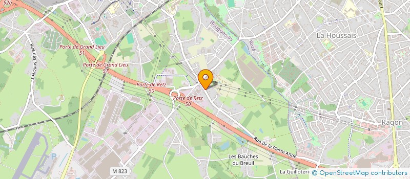 localisation de l'entreprise MADAME LYDIE AGOSTINI  BOUGUENAIS