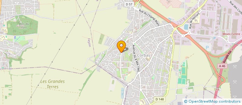 localisation de l'entreprise MADAME LYDIE AGUILERA à CORBAS