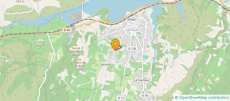 localisation de l'entreprise MADAME LYDIE ALABERT  VINCA