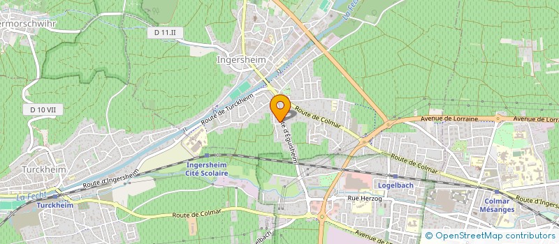 localisation de l'entreprise MADAME LYDIE AMIOT  INGERSHEIM