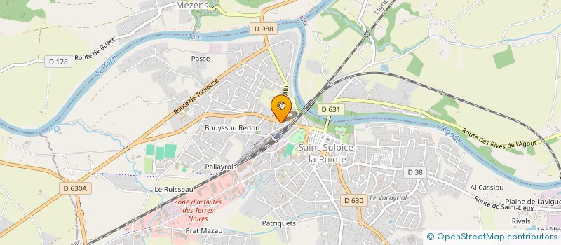 localisation de l'entreprise MADAME LYDIE ANDRE  SAINT-SULPICE-LA-POINTE