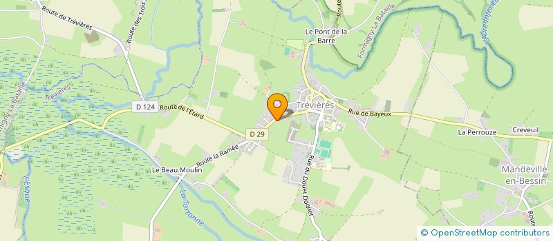 localisation de l'entreprise MADAME LYDIE ANNE  TREVIERES