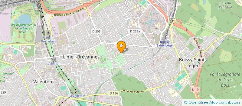 localisation de l'entreprise MADAME LYDIE-ANNE BARBA  LIMEIL-BREVANNES