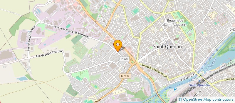 localisation de l'entreprise MADAME LYDIE ANTOINE à SAINT-QUENTIN