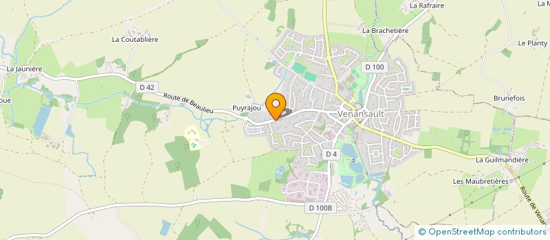 localisation de l'entreprise MADAME LYDIE ARNAUD  VENANSAULT