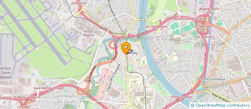 localisation de l'entreprise MADAME LYDIE ATTIOGBE  TOULOUSE