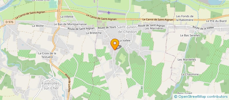 localisation de l'entreprise MADAME LYDIE AUBERT à SAINT-JULIEN-DE-CHEDON