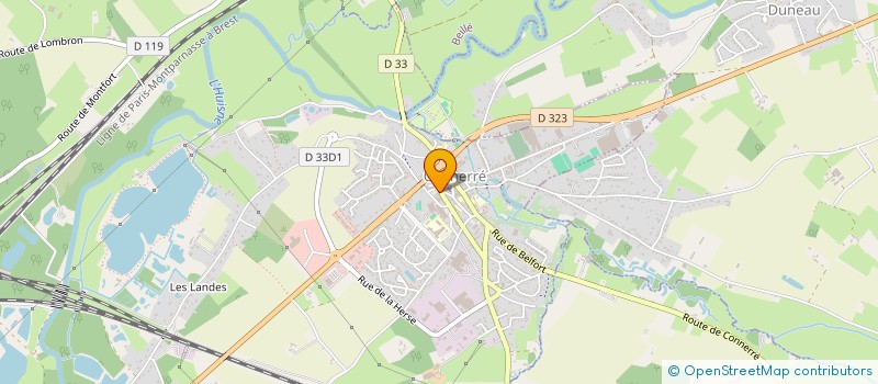 localisation de l'entreprise MADAME LYDIE AVOINE  CONNERRE