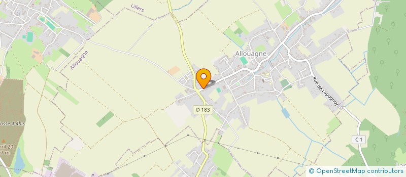 localisation de l'entreprise MADAME LYDIE BAILLEUL à ALLOUAGNE