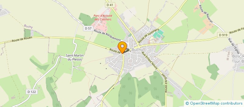 localisation de l'entreprise MADAME LYDIE BAILLEUX  BUCHY