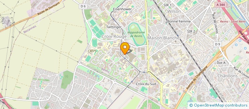 localisation de l'entreprise MADAME LYDIE BAILLY  REIMS