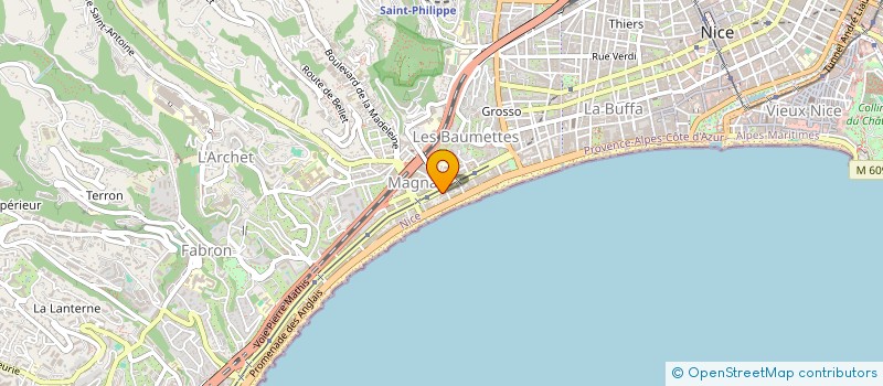 localisation de l'entreprise MADAME LYDIE BARELLI  CAGNES-SUR-MER