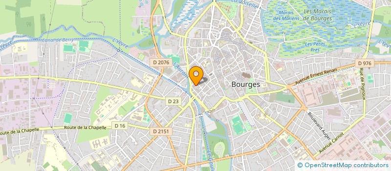 localisation de l'entreprise MADAME LYDIE BARON  BOURGES