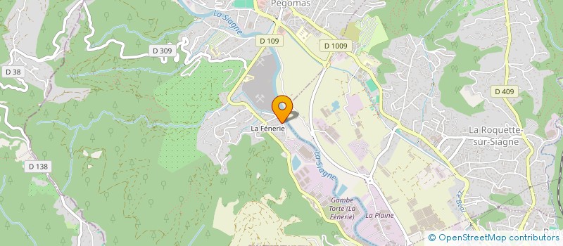 localisation de l'entreprise MADAME LYDIE BEAUCHAMP  PEGOMAS