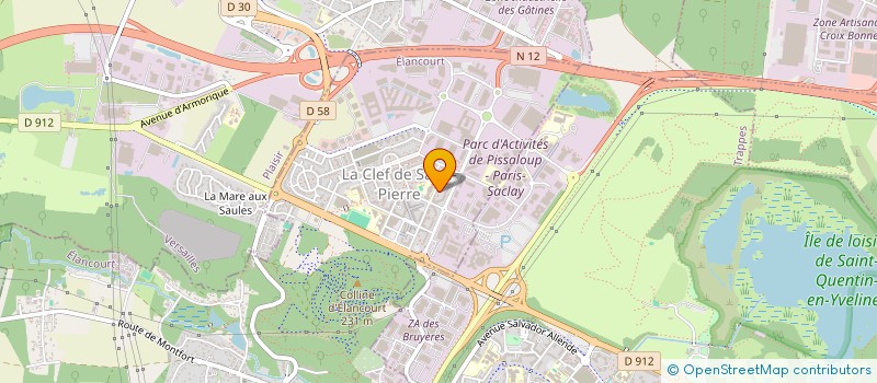 localisation de l'entreprise MADAME LYDIE BEAUMONT  ELANCOURT