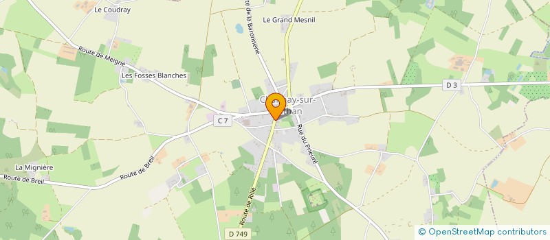 localisation de l'entreprise MADAME LYDIE BELDE à CHANNAY-SUR-LATHAN