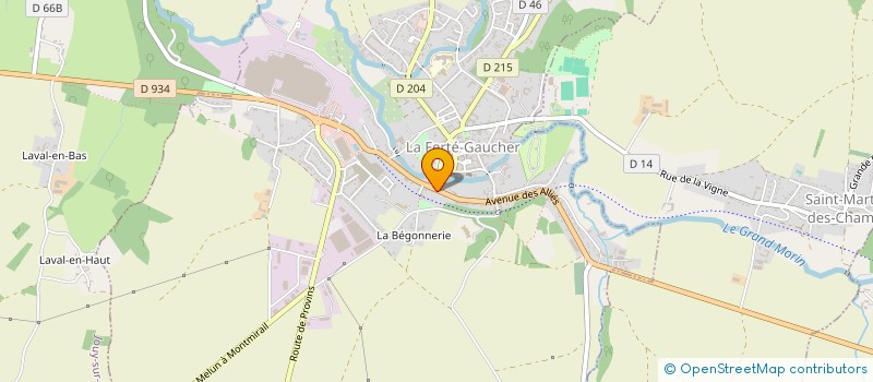localisation de l'entreprise MADAME LYDIE BELLAN à LA FERTE-GAUCHER