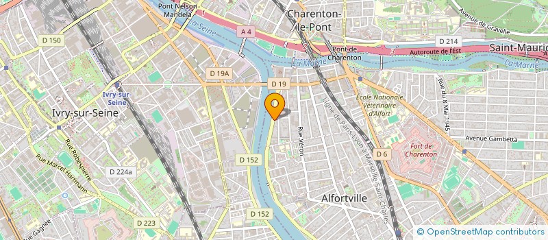 localisation de l'entreprise MADAME LYDIE BEN CHETRIT MAMANE  ALFORTVILLE