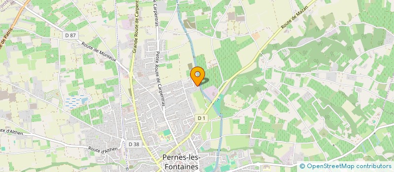 localisation de l'entreprise MADAME LYDIE BERNARD  PERNES-LES-FONTAINES