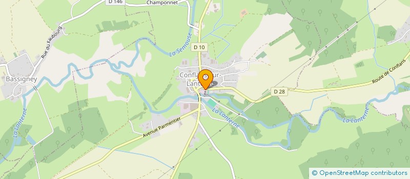 localisation de l'entreprise MADAME LYDIE BESANCON  CONFLANS-SUR-LANTERNE