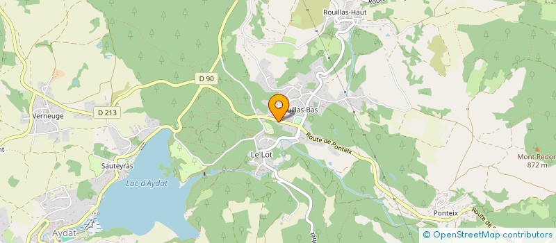 localisation de l'entreprise MADAME LYDIE BESSON  AYDAT