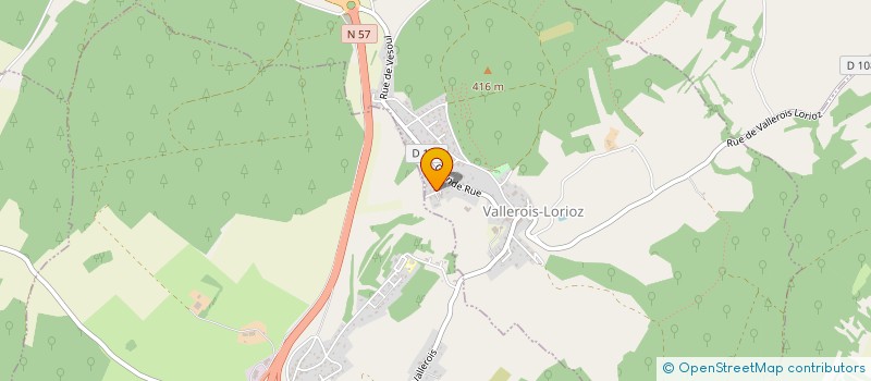 localisation de l'entreprise MADAME LYDIE BLAIRET  VALLEROIS-LORIOZ