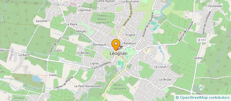 localisation de l'entreprise MADAME LYDIE BLANCHON à LEOGNAN