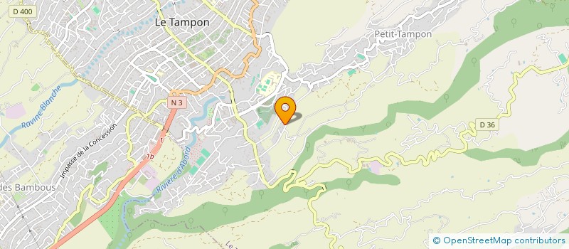 localisation de l'entreprise MADAME LYDIE BLARD  LE TAMPON