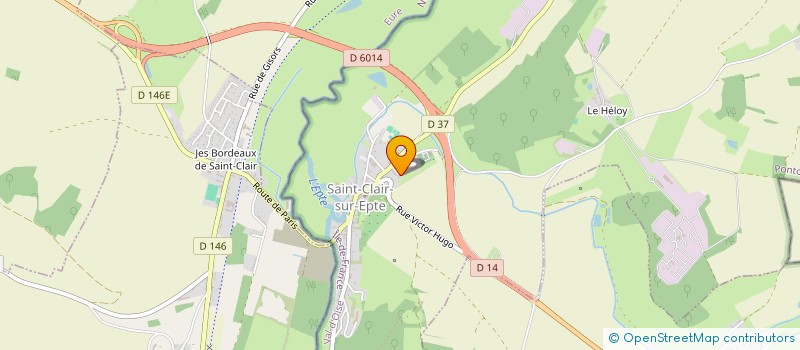 localisation de l'entreprise MADAME LYDIE BODET  SAINT-CLAIR-SUR-EPTE