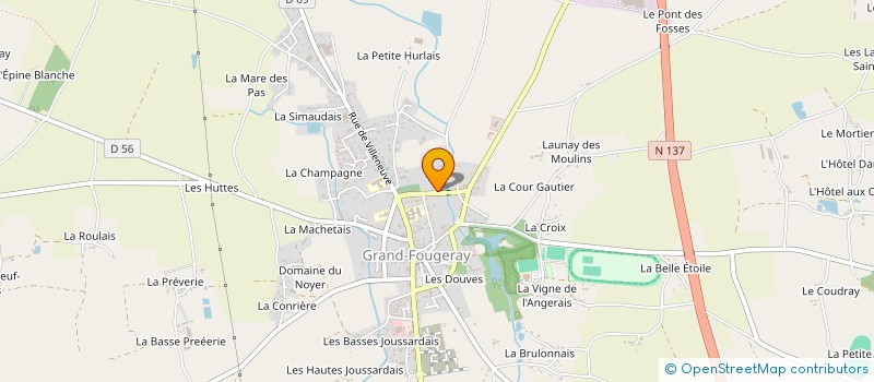 localisation de l'entreprise MADAME LYDIE BODIN  GRAND-FOUGERAY