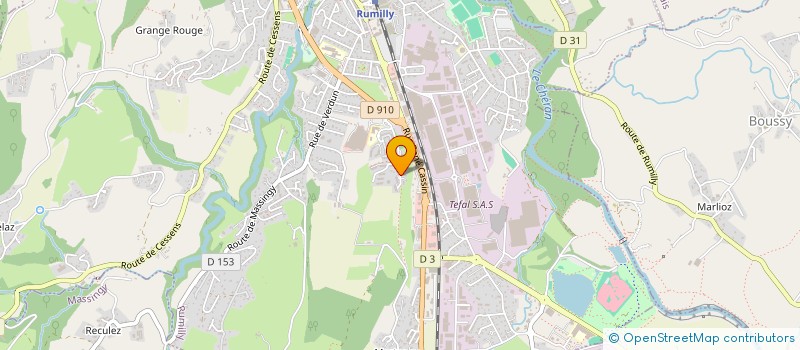 localisation de l'entreprise MADAME LYDIE BOIN  RUMILLY