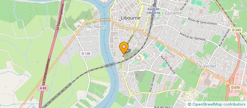 localisation de l'entreprise MADAME LYDIE BONANDRIAN à LIBOURNE