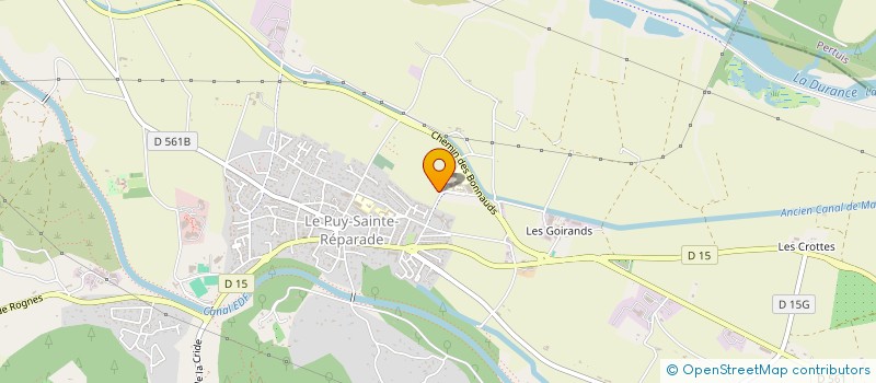 localisation de l'entreprise MADAME LYDIE BONNEL à LE PUY-SAINTE-REPARADE
