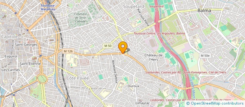 localisation de l'entreprise MADAME LYDIE BONTEMPS à TOULOUSE
