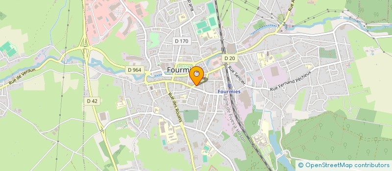 localisation de l'entreprise MADAME LYDIE BONTEMS  FOURMIES